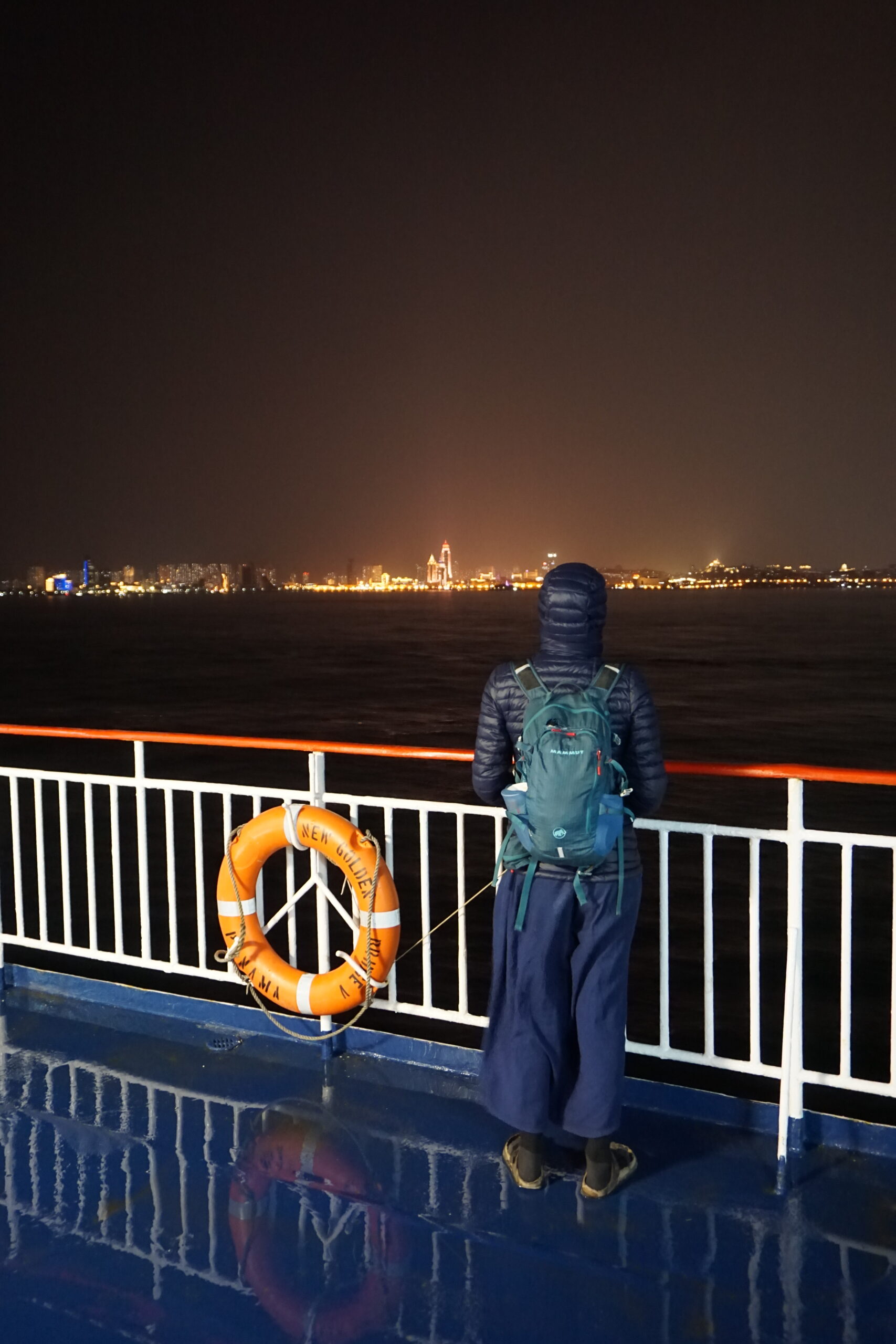 Überfahrt nach Südkorea