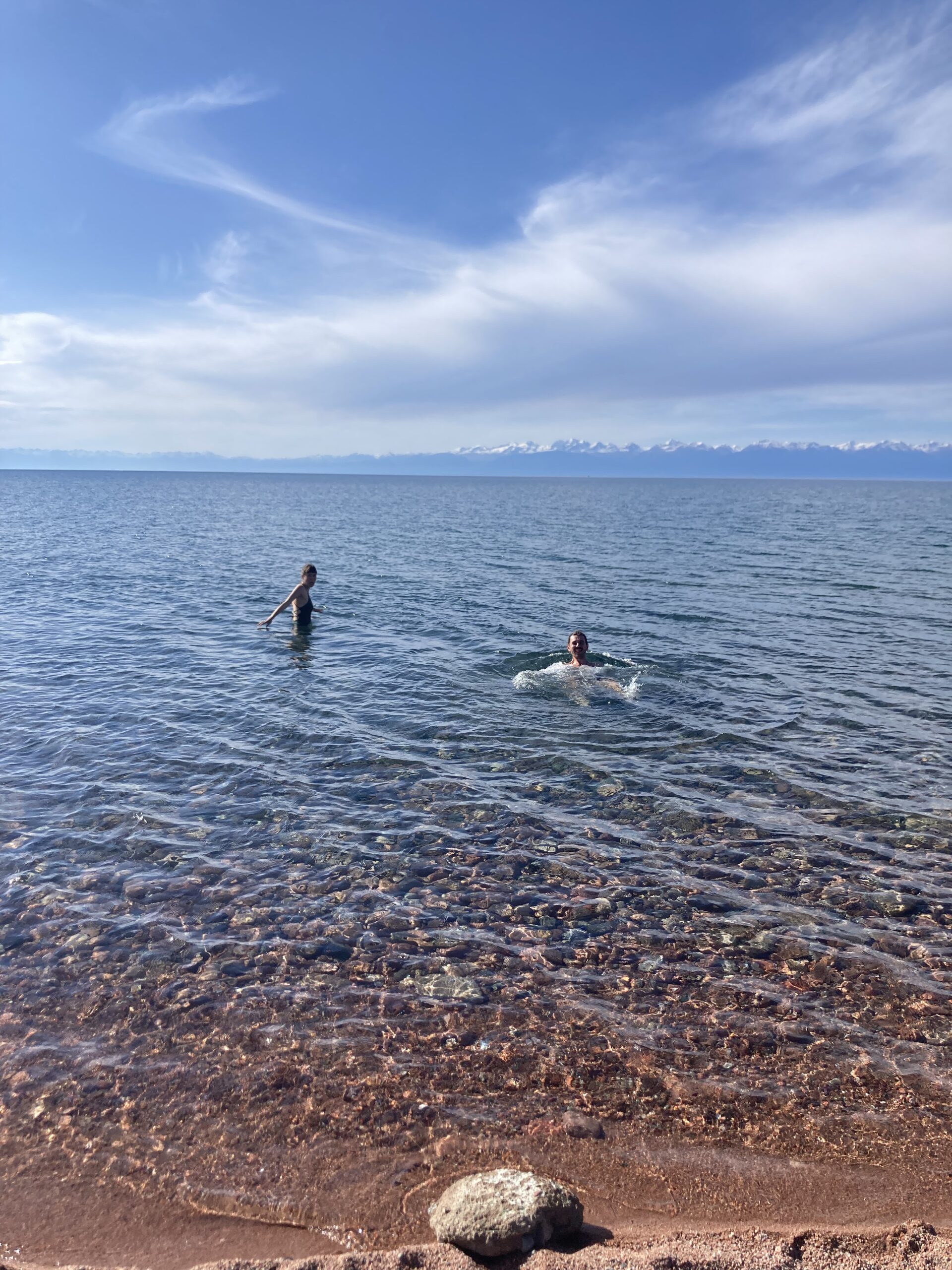Schwimmen im Yssykköl